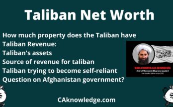 Taliban Net Worth 2021: Income Source, Assets, Property