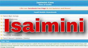 Isaimini 2021: Download Isaimini.com Tamil Dubbed Movies illegal Website, Isaimini Tamil Movies News and Updates